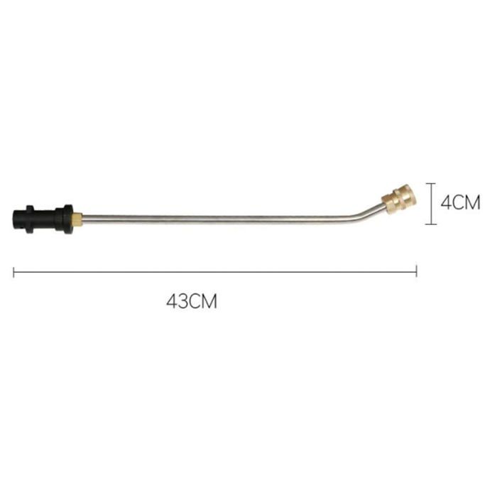 Outils Nettoyage gouttière, Lance d'extension Nettoyeur Haute Pression avec 5 Buses pulvérisation Nettoyeur Haute Pression