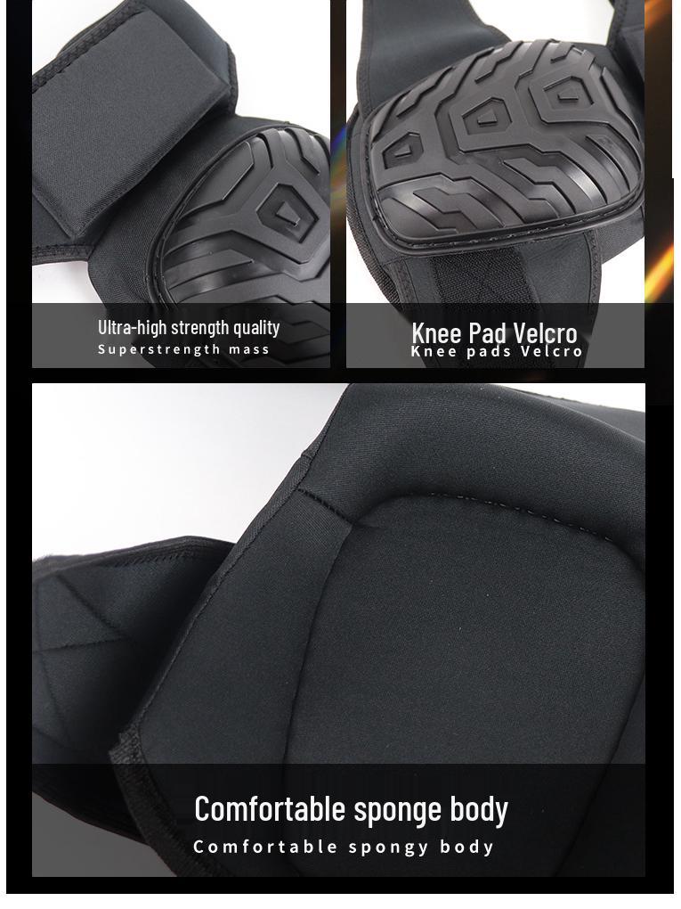 International-Style Hard Shell Knee Pads: Outdoor & Industrial Wear-Resistant Protection
