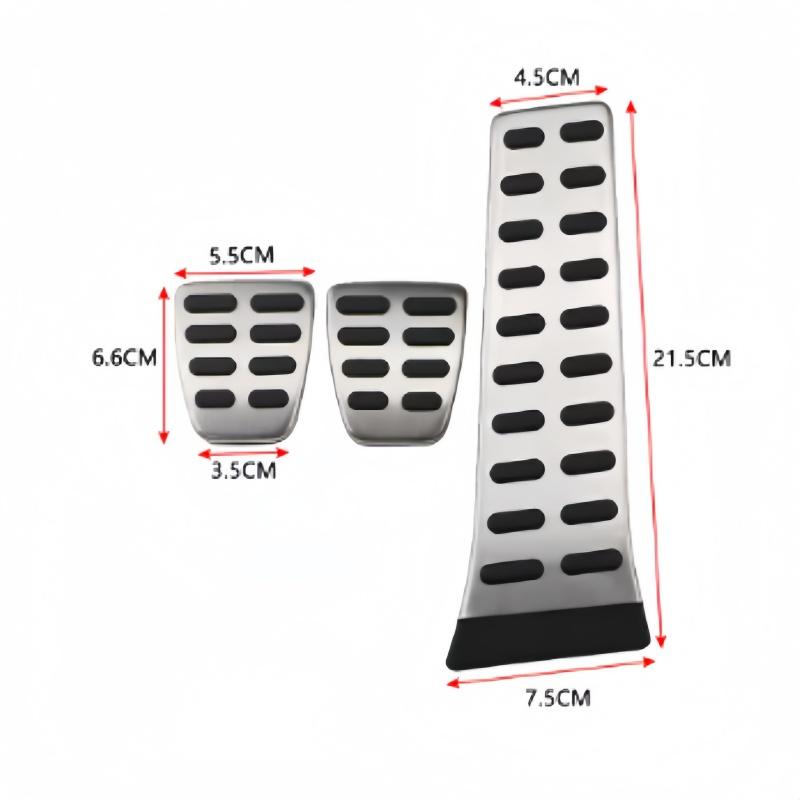 AT MT For Hyundai Sonata Santa Fe Tucson IX35 I40 Elantra for Kia Sorento Sportage Optima K3 K5 2010-2015 Steel Car Pedal Cover