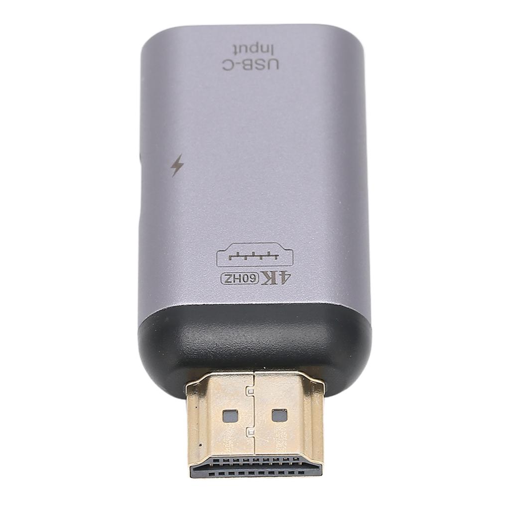 Type C Adapter HD 4K PD 100W Portable Type C Female to Male Gold Plated Adapter Docking Station(TypeC Female to High