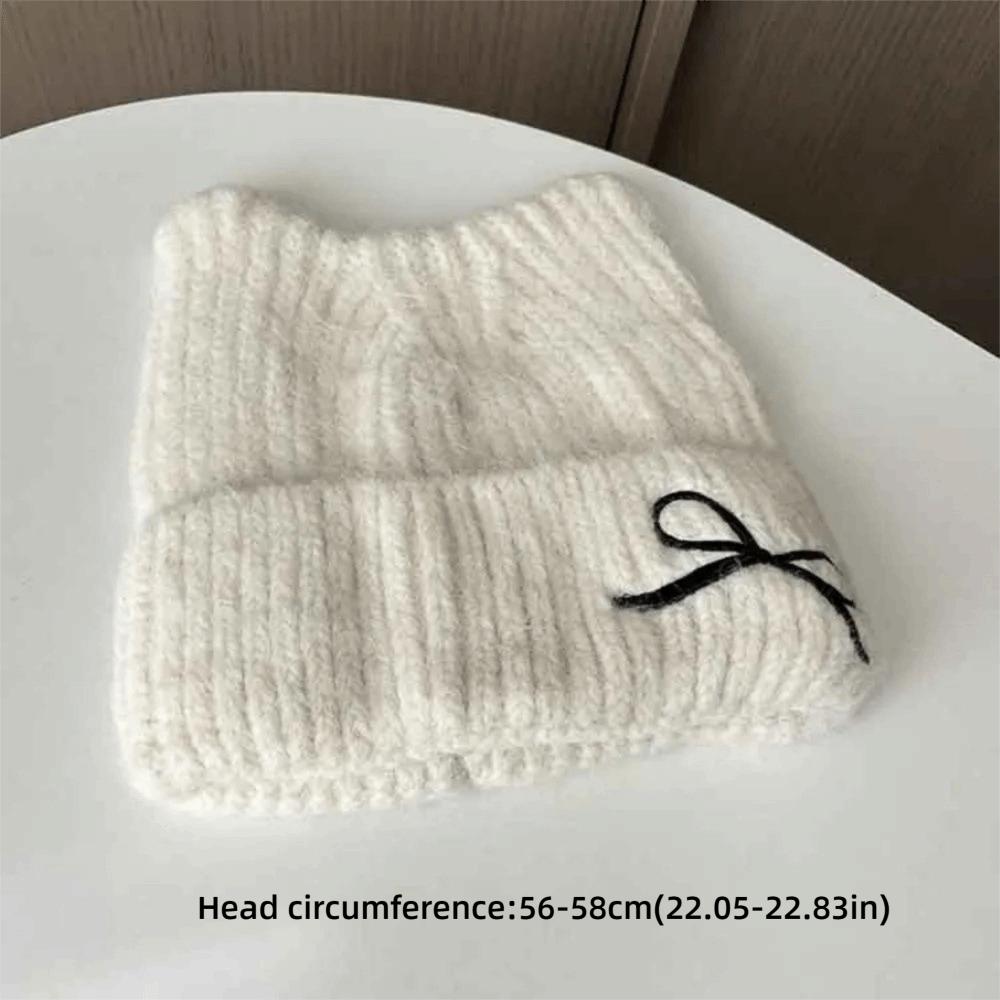 Cat Ear Knitted Woolen Hat Windproof Crochet Hat Fashion Beanie Cap