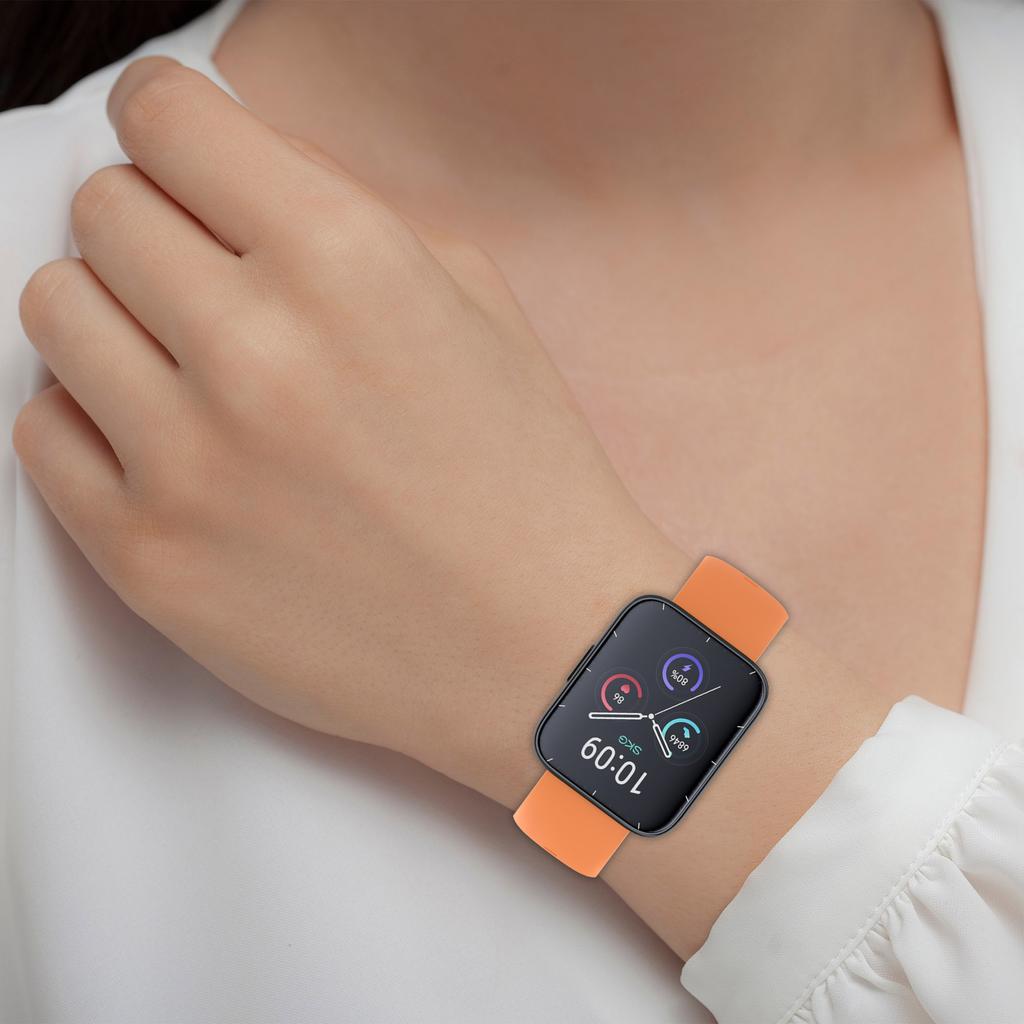 For SKG V9/V9 Pro/Huami Amazfit Bip 5/Bip 5 Unity Watch Strap Liquid Silicone Band Replacement