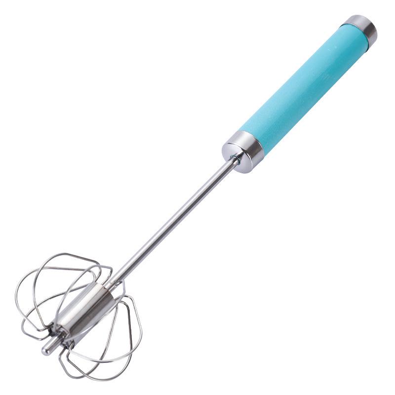 Stainless Steel Handheld Semi-Automatic Egg Beater & Cream Whipper