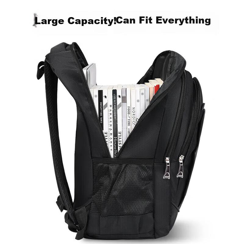 Huili Backpack for Middle And High School Boys, Large Capacity, Lightweight And Comfortable for College