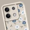 Blue White Flowers TPU Case For Xiaomi Redmi Note 13 14 Pro Plus 12 13 14 5G 13C Poco X6 X5 M6 F6 14T 13T Pro Soft Phone Cover