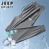 JEEP SPIRIT Pantalon Décontracté Homme en Soie Glacée