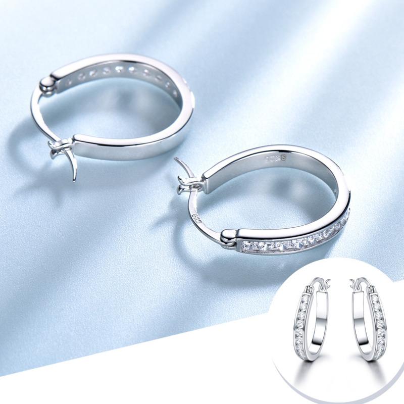 Gica Gema New Jewelry S925 Sterling Silve Personalized Classic Stud Earrings For Women Fine High Grade Jewelry Gift To Valentine's