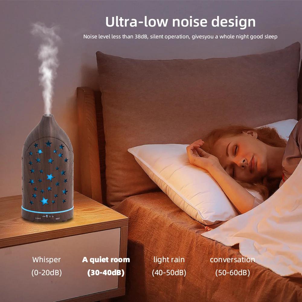 Auto Shutoff  7 Color LED  Ultrasonic Quiet Tech   Aromatherapy Diffuser