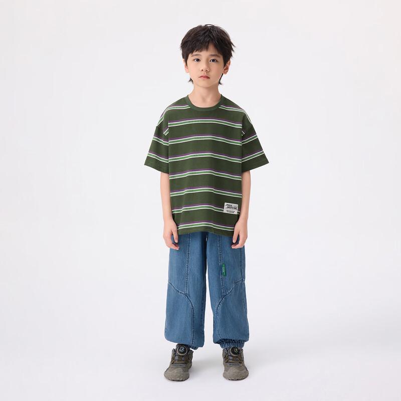 Boys' Casual Striped Short Sleeve T-Shirt