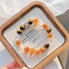 10Mm Natural White Crystal Tiger'S Eye Citrine Design Bracelet Bracelet