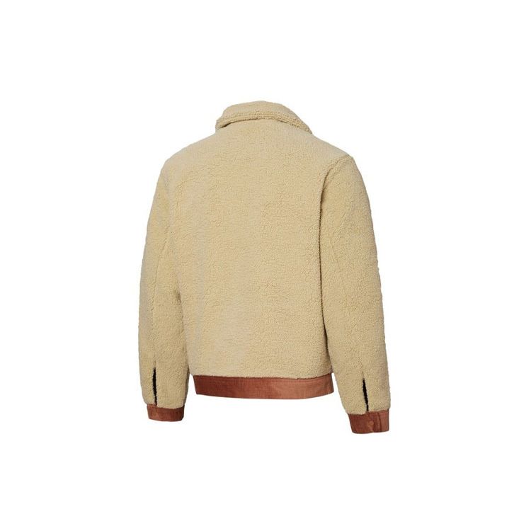 Puma Embroidered Logo Reversible Plush Corduroy Jacket Men Jackets Brown 534751-17