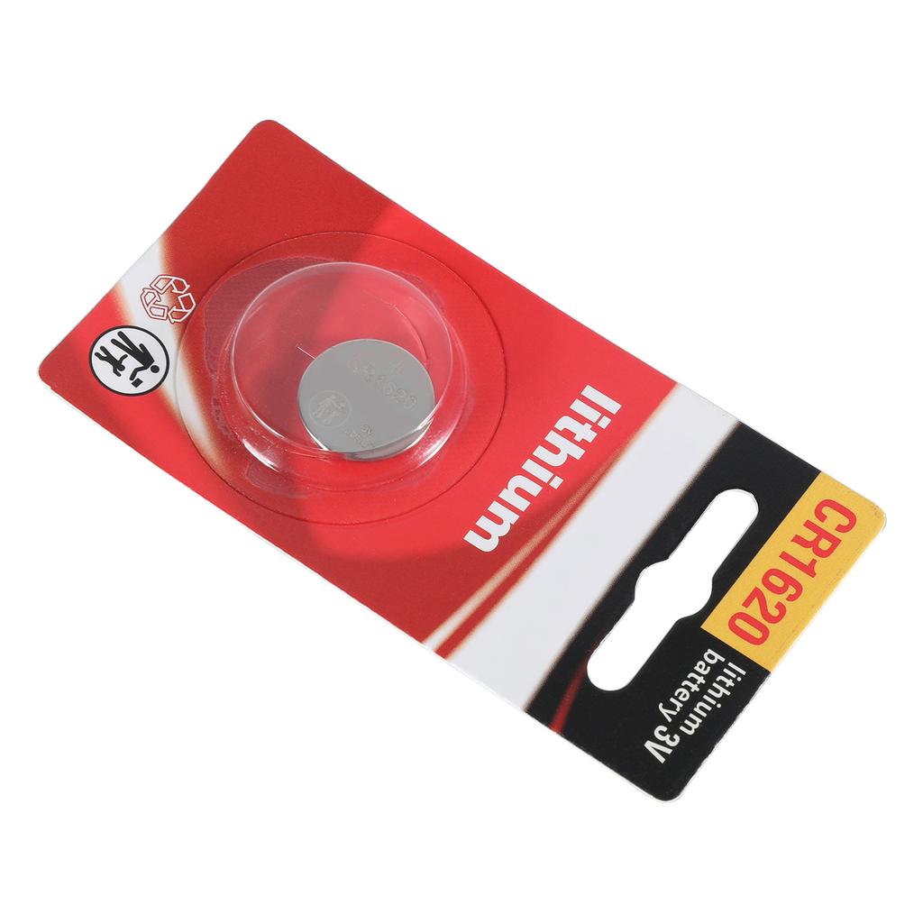 3V Lithium Coin Battery CR1620 for Household Electronics Car Key Remote Controls Not Rechargeable
