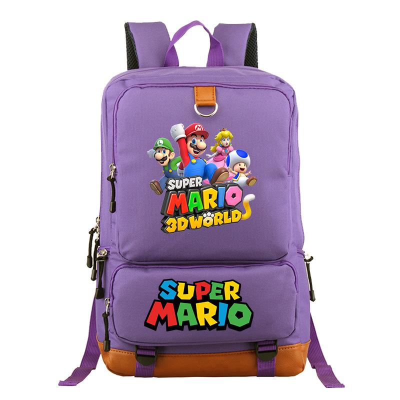 Cartoon Printed Student Schoolbag Large Capacity Leisure Travel Backpack