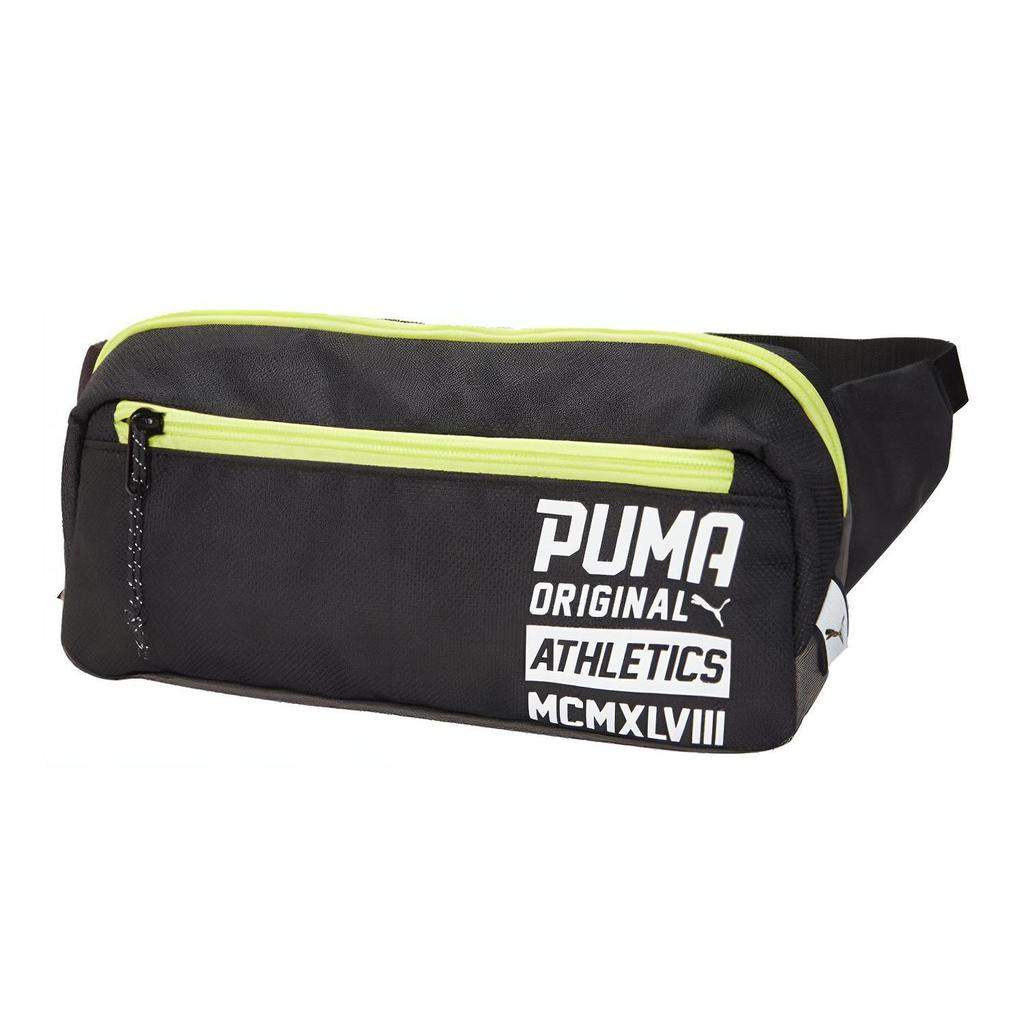 Puma Crossbody Bag Polyester Waist Bag Regular Unisex Couple Black Unisex Bags 074824-01