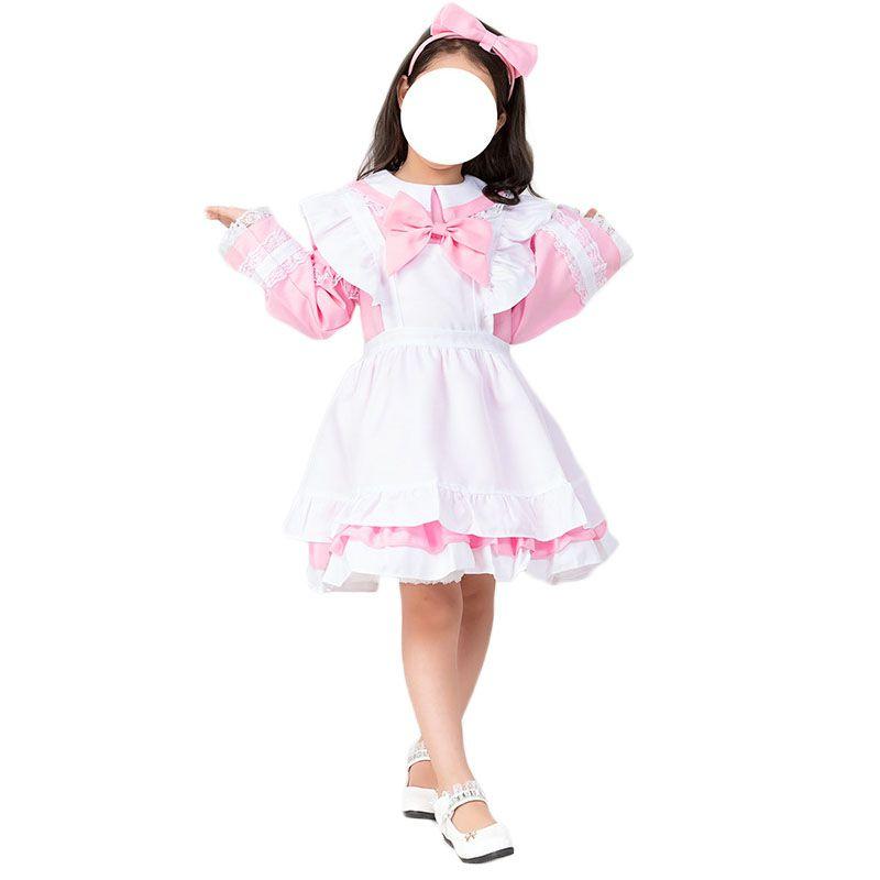 Lolita Dress Kids Anime Maid Stage Costume Princess Clothing Halloween Child