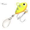 6Pcs 10G/5CM VIB Fishing Lure with Treble Hook Spinning Sequin Long Casting Metal Hard Artificial Spinner Bait Saltwater Freshwater Bass Walleye