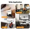 Desk Cup Holder , Universal Adjustable Upgraded Arm Clamp Stand for Coffee Mugs, Water Bottles