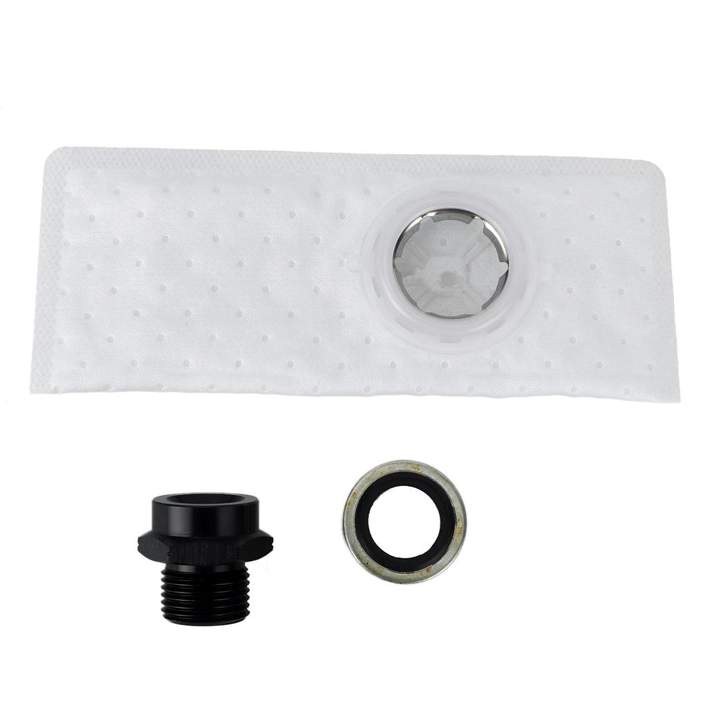 In Tank Fuel Filter Adapter M18x1.5 Thread 0.5in Inner Diameter Aluminum Alloy Fittings Universal