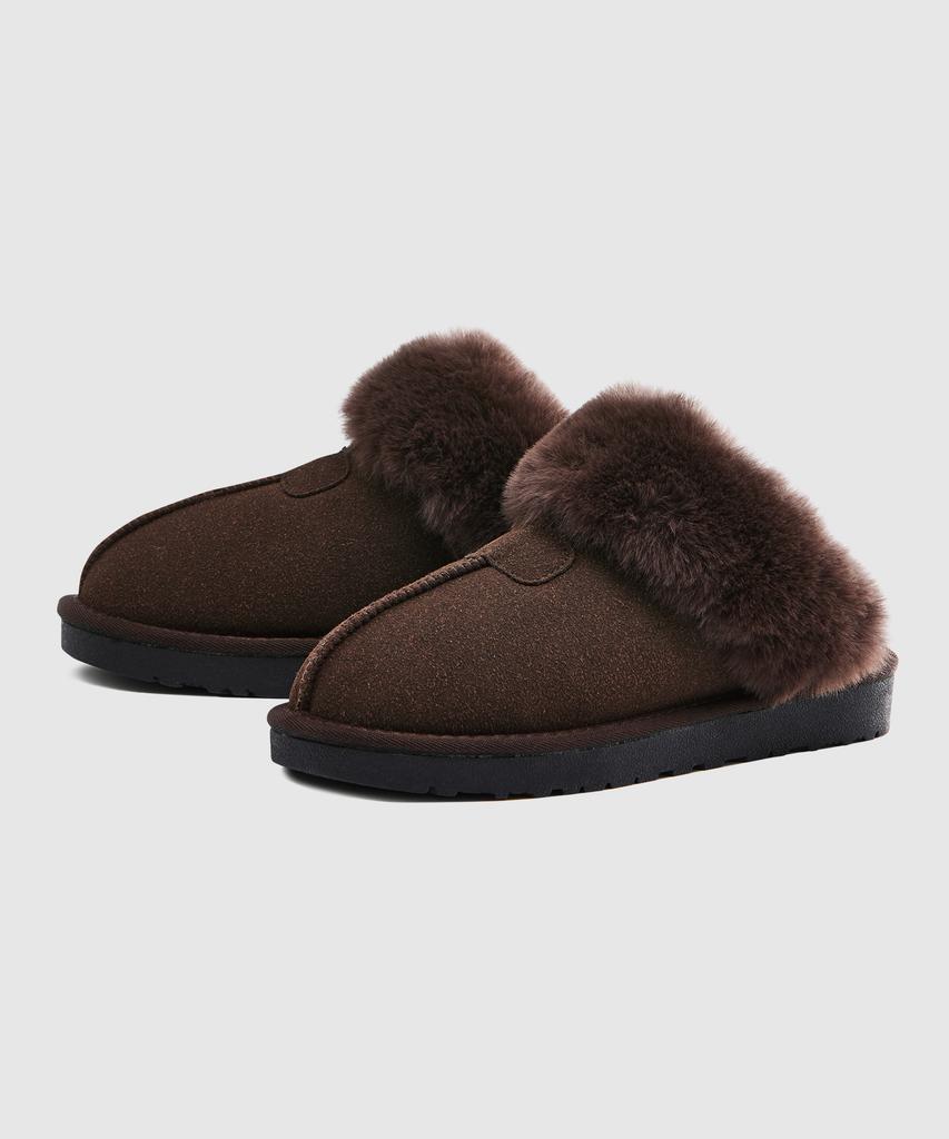 Customade Woman 2.5Cm Platform Winter Fur Slippers Nina (Cw0058Db)