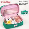 Summer Dopamine Macaron Colorblock Makeup Bag For Travel And Storage