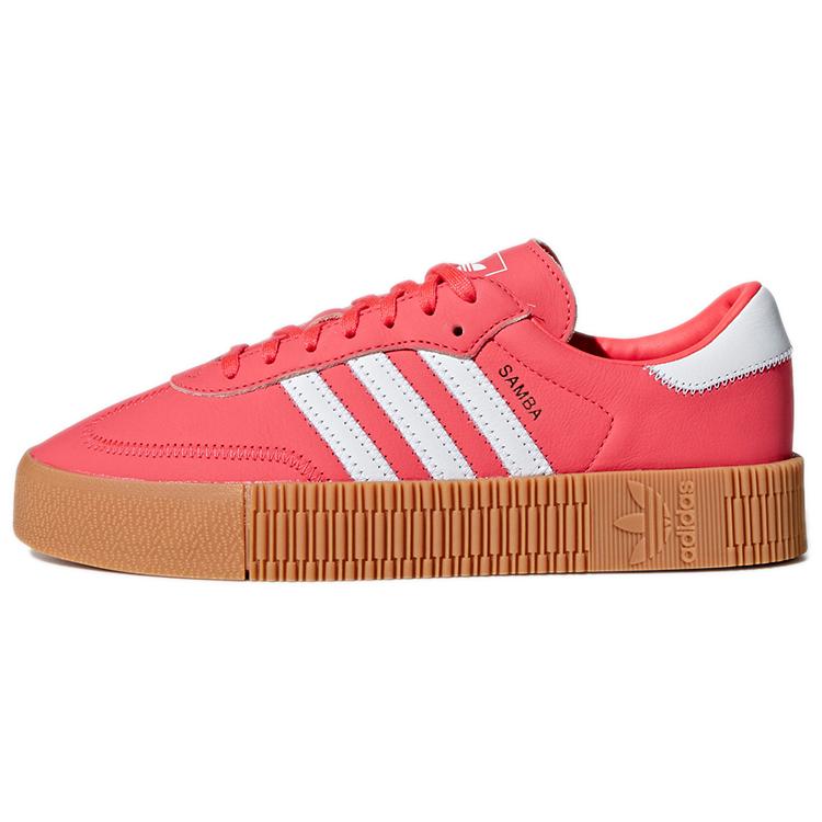 adidas Sambarose Rot Weiß Gummi Damen DB2696
