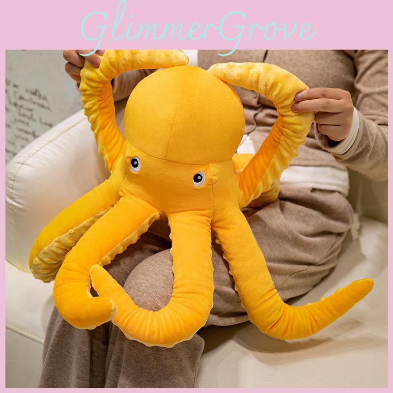 Animal Plush Octopus Stuffed Toy With Pp Cotton Filling Soft Cushion For Kids Birthday Gift
