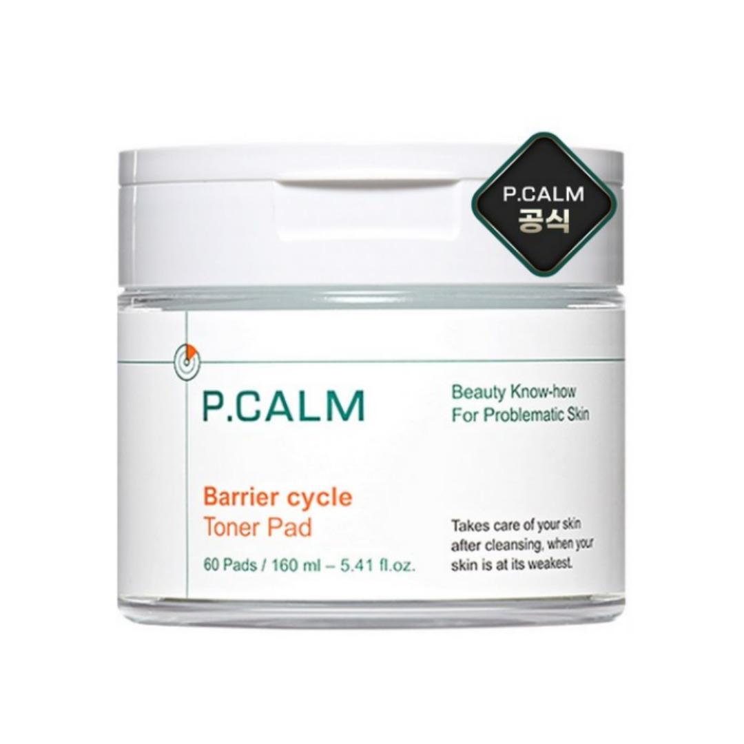 

[P.CALM] Барьерный цикл тонер-пад 60 подушечек (160ml) 1box (60pcs)