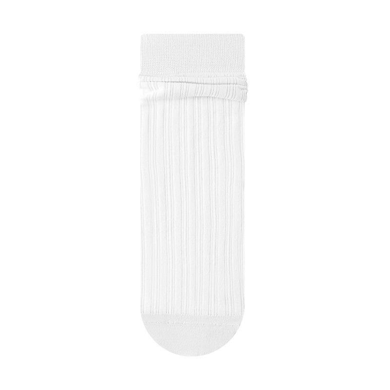 

Women s summer thin ice socks, black and white seamless long socks jk Japanese-style mid-calf socks, ultra-thin slouch socks, sweat-absorbing long Average Size белый