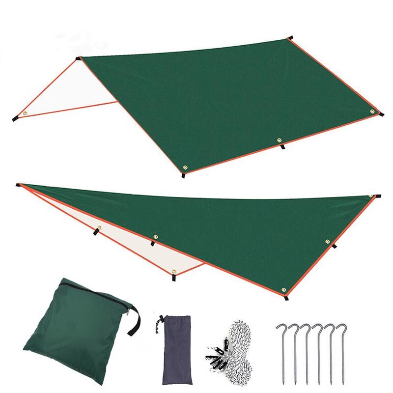 OEING Outdoor Silver-Coated Rainproof Sunshade Canopy Tent
