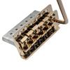 Musiclily Pro Vintage Tremolo Unit Bridge for 36mm Short Block Squier Strat Electric Gold 10.5mm 6-Point Guitar,