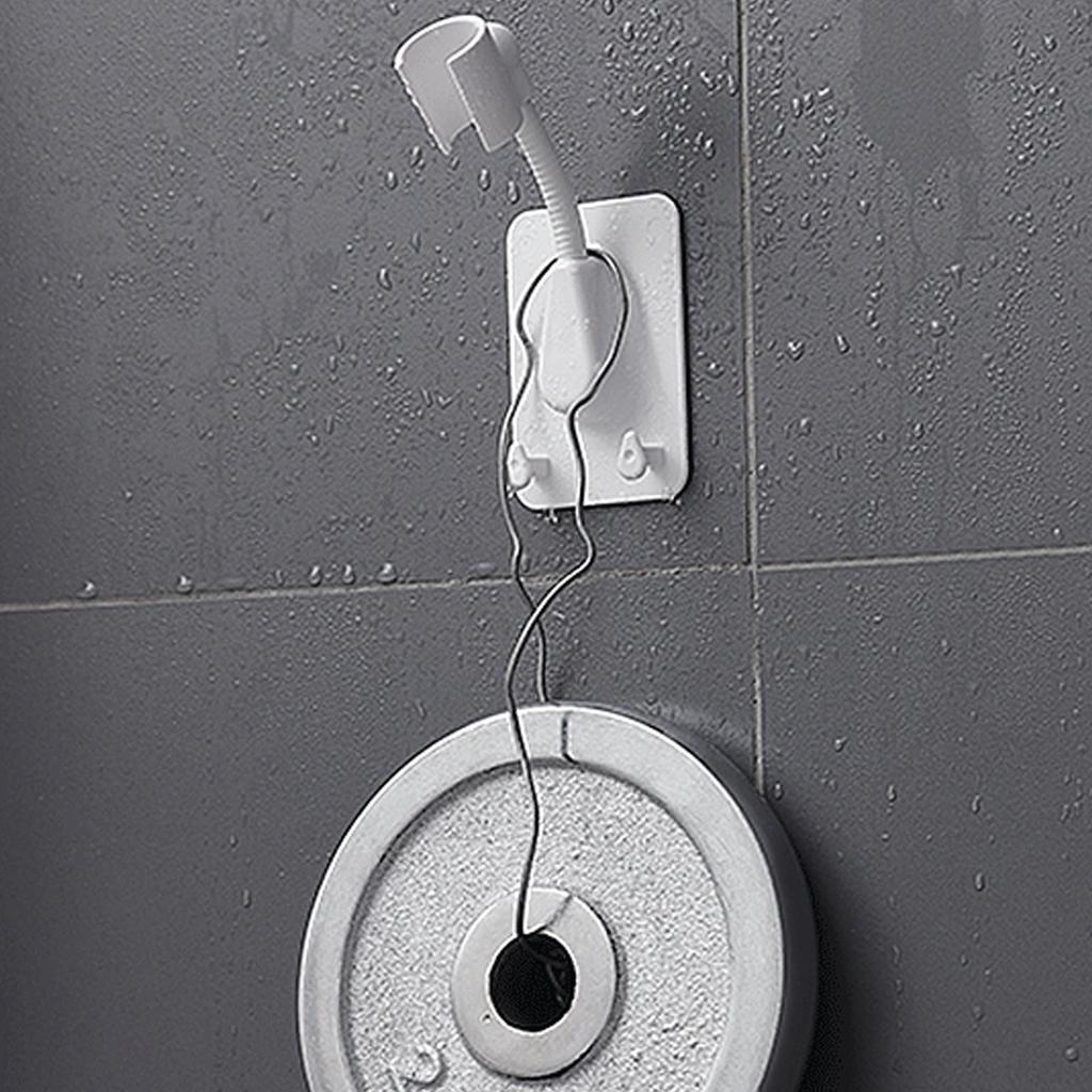 Shower Head Holder Punch Free Waterproof Strong Load Bearing Adhesive Adjustable Angle Handheld