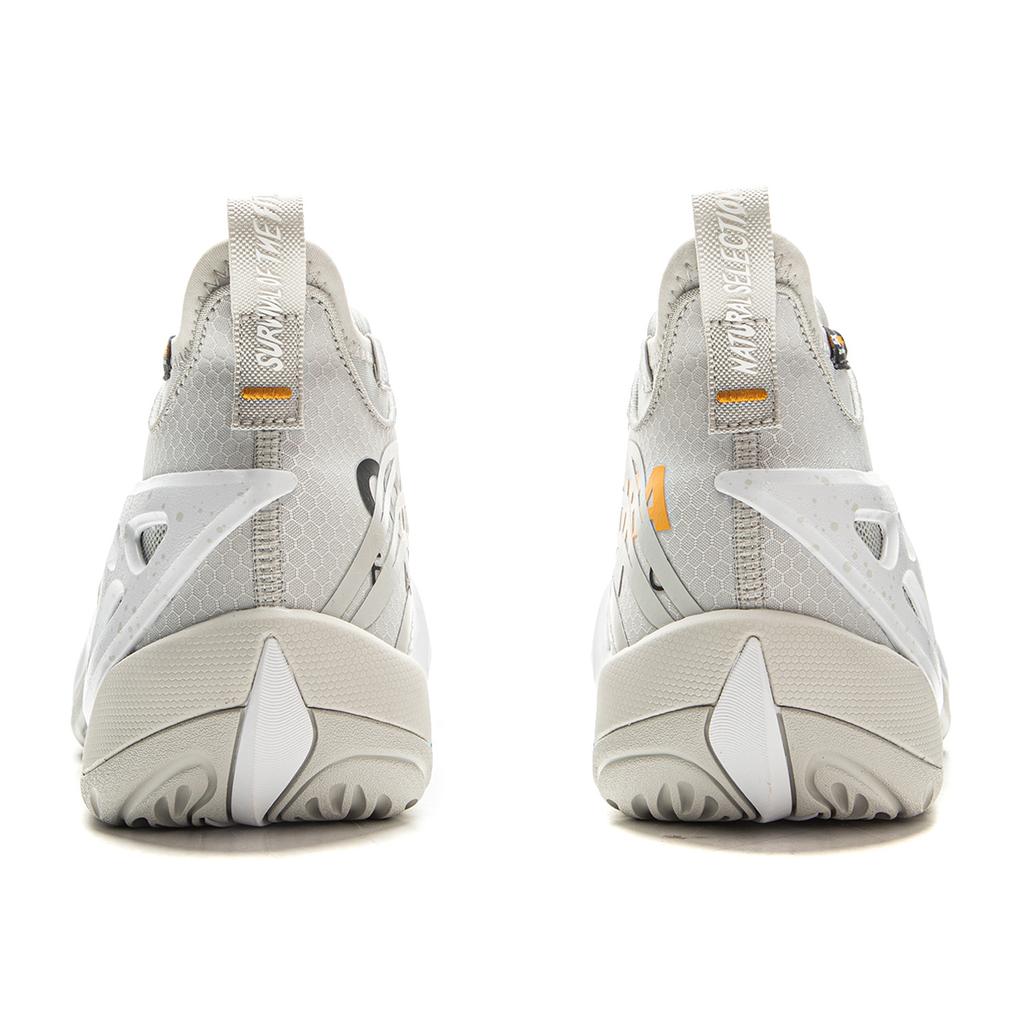 Li Ning BadFive Air 1 Super Basketball Shoes Men's Mid Top Waterdrop Gray ABFV037-7