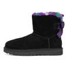 UGG Stivali da Neve Corti Semplici Confortevoli Stivali da Donna Nero 1130594-BLK