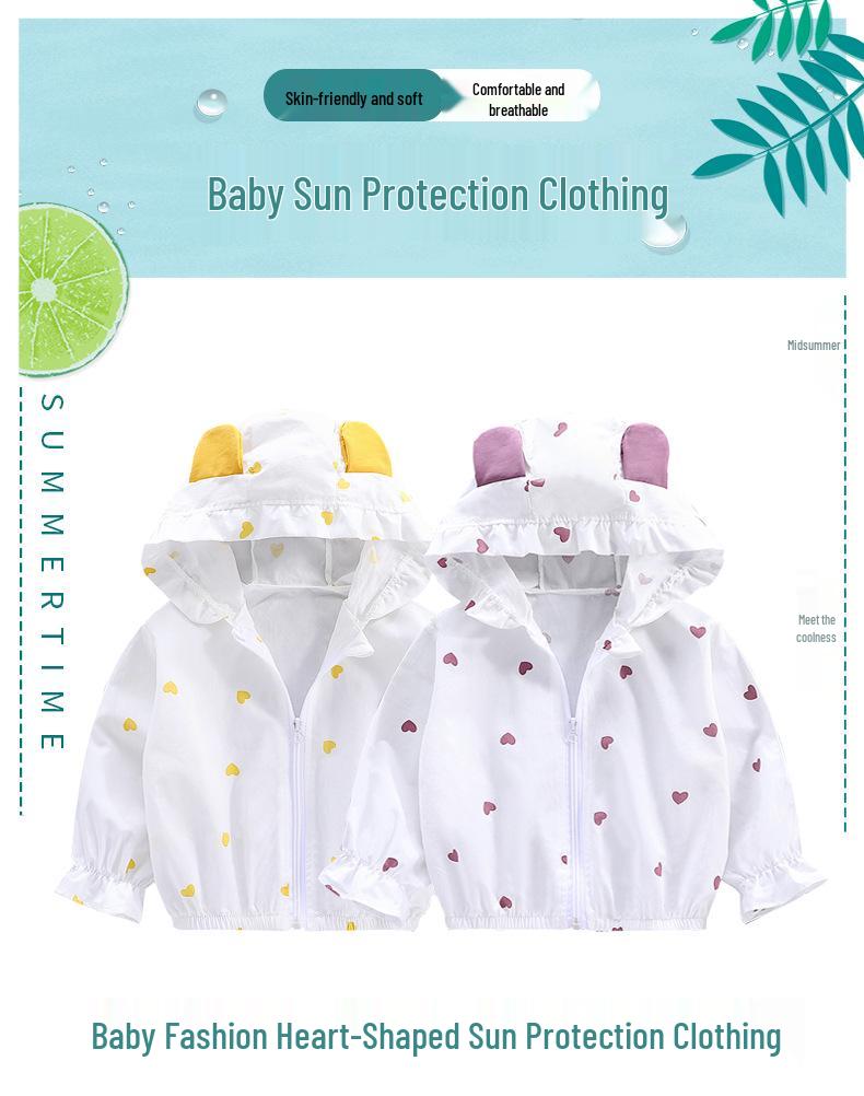 Girls' Lightweight Sun Protection Jacket: New Spring & Autumn Style