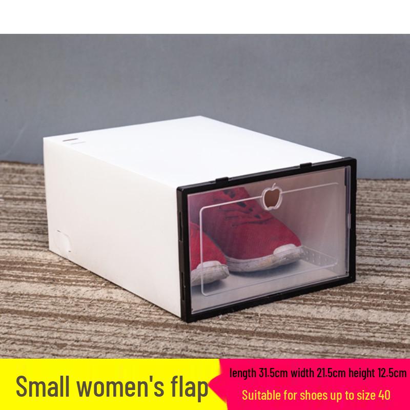 Transparent Modular Shoe Storage Box for Home - Dustproof Plastic, Unisex