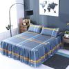 Europäischer Bettüberwurf Polyester Baumwolle Bettröcke Blumen Bunt Bettwäsche 150X200cm Queen Size Heimtextilien