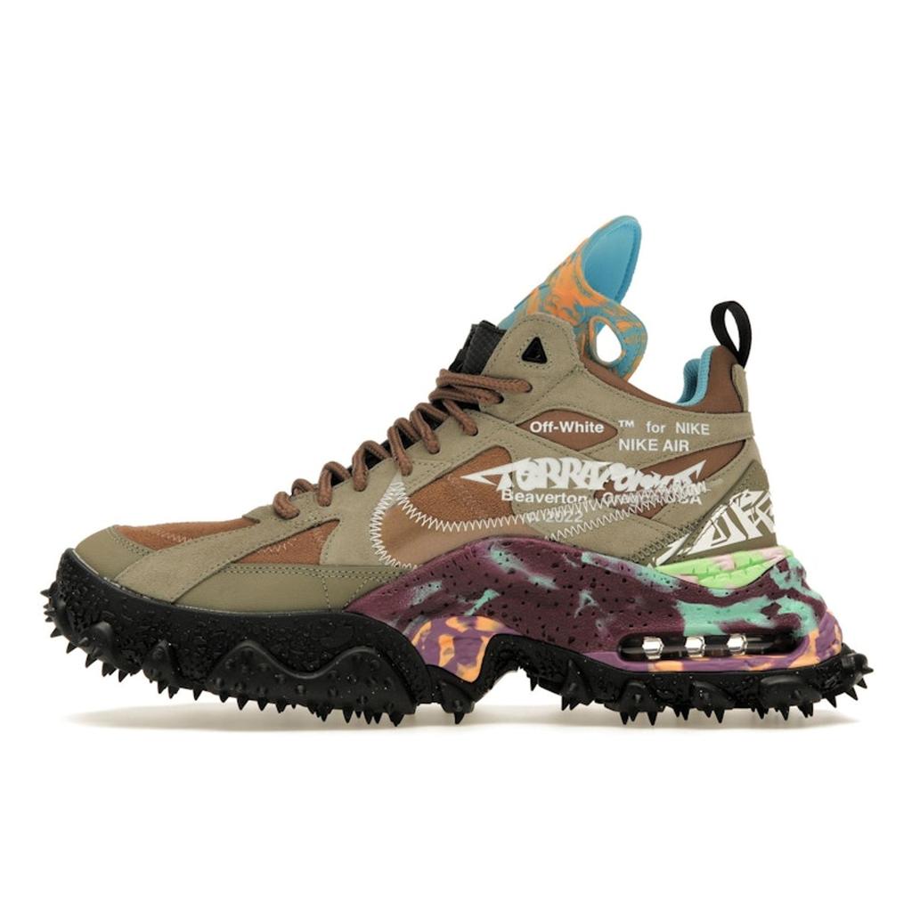 Off-White x Nike Air Terra Forma Archaeo Brown Sneakers Unisex Czarne Przezroczyste DQ1615-200
