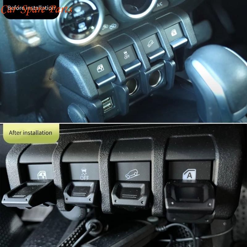 

Y4UA ABS Switches Expansion Set ABS Car Switches set Expansion Switches Interior Functionality Switches for BK -235 JB6 CN
