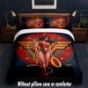 wonder woman Design Bed Bedding Set 1 Duvet Cover + 2 Pillowcases Soft Breathable Household Bed Linens