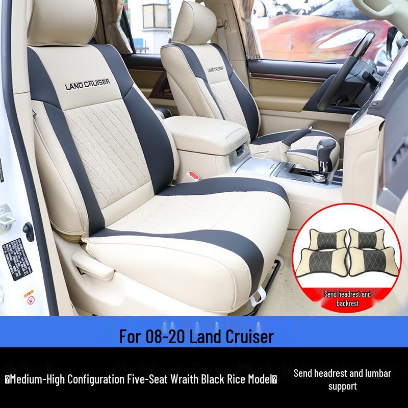 08-20 Land Cruiser Seat Covers: All-Season Full Coverage Interior Upgrade