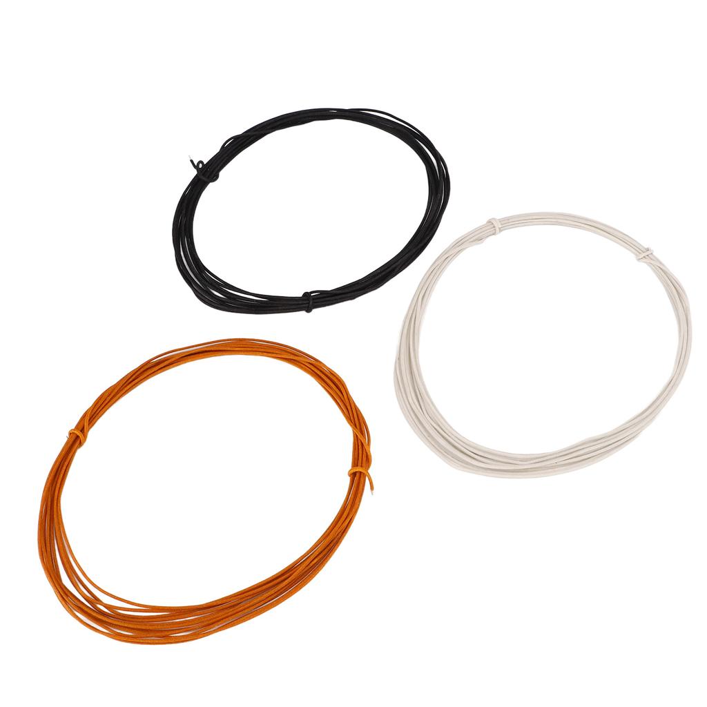 3 Pcs Guitar Pickup Wire Three Colors Easy To Use Guitar Pickup Line Replacement Guitar Accessories
