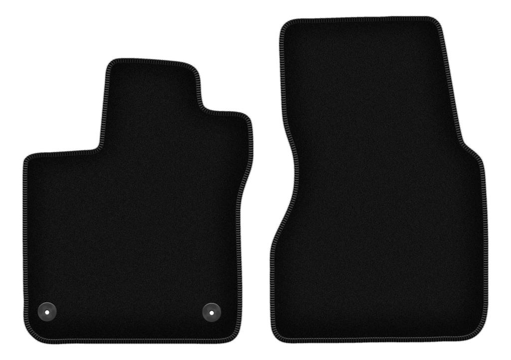 BASIC front velour floor mats for: Smart ForFour II hatchback (2014-)