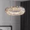 Light Luxury Crystal Chandelier with Eye Protection