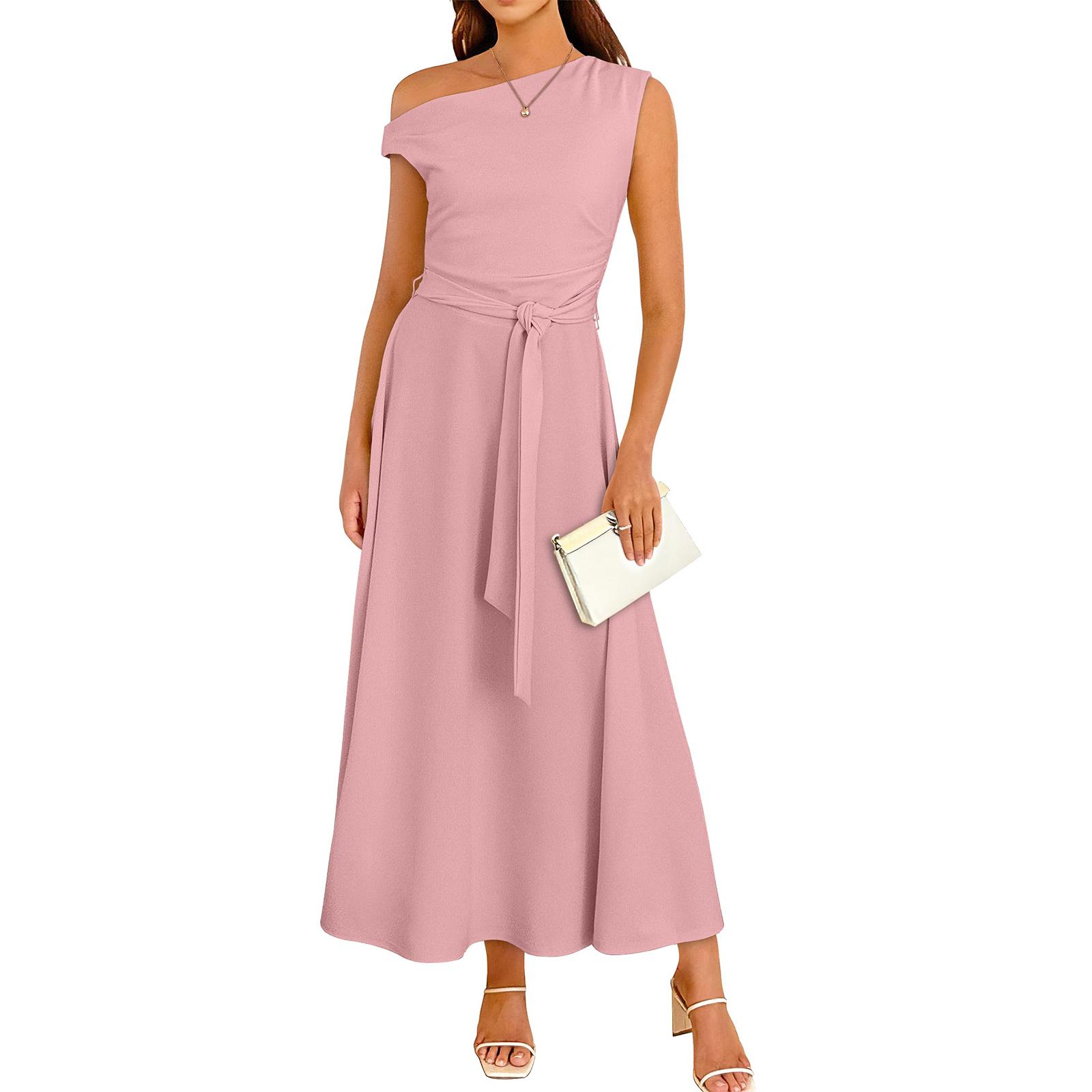 

Жіночі літні повсякденні сукні L рожевий