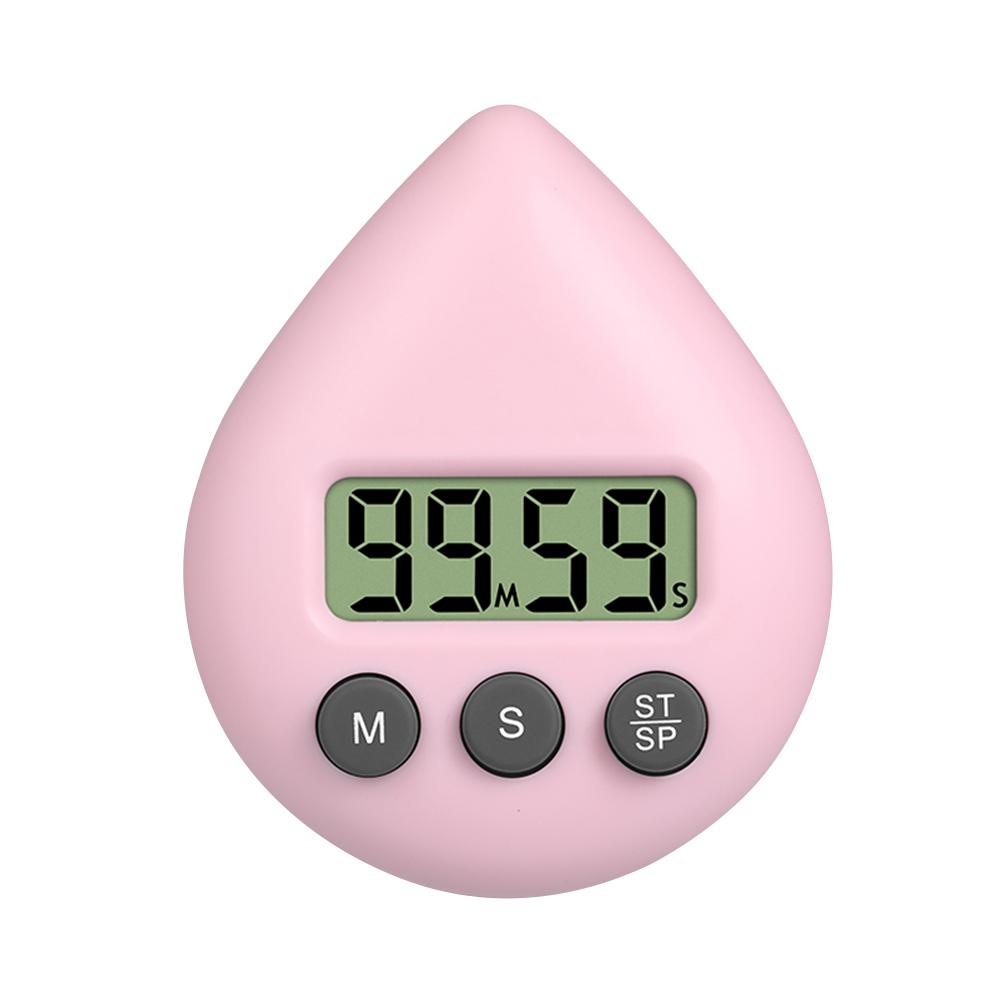 1-99 Minutes Electronic Digital Timer Loud Alarm Water Drop Shape Countdown Timer For Cooking Studying Homework Exercise Gadget