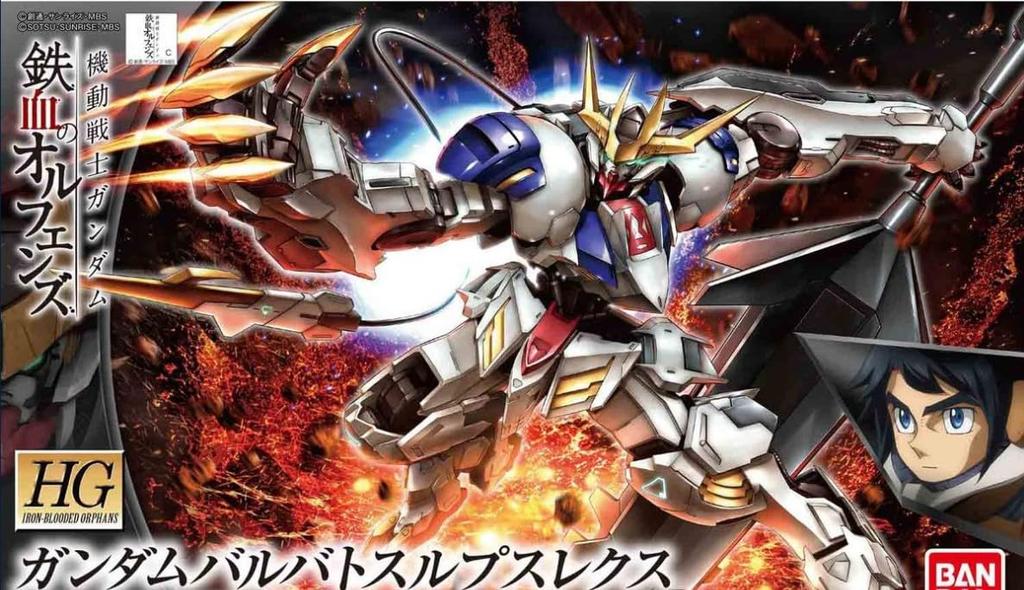 HG Mobile Suit Gundam Orphans Gundam Barbatos Lupus Rex Scale Plastic Model Kit Iron-Blooded 1/144 Pre-Colored