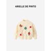 French Arielle De Pinto Knitted Sweater for Boys and Girls, Autumn and Winter Style, Stylish Christmas Style Knitted Base Sweater