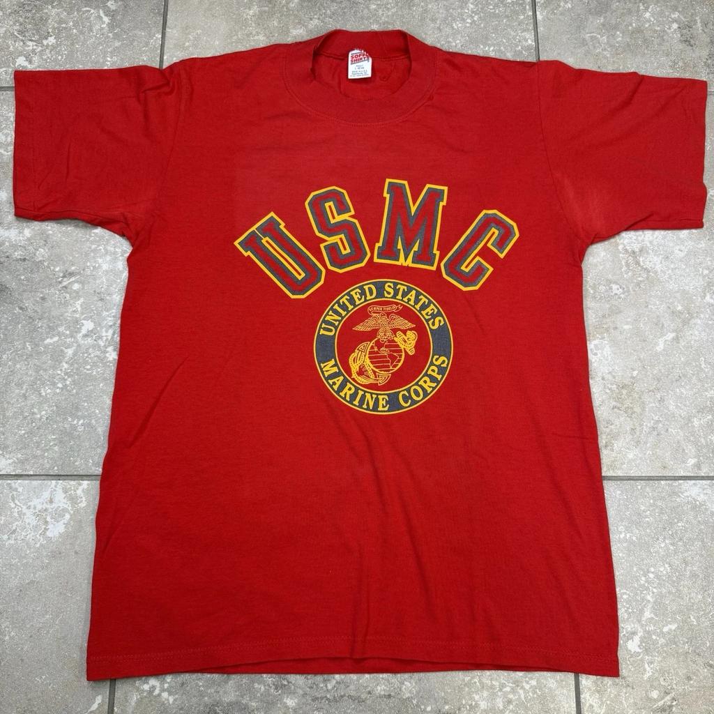 Vintage USMC United States Marine Corps T-Shirt 3M L Single Stitch 80s USA