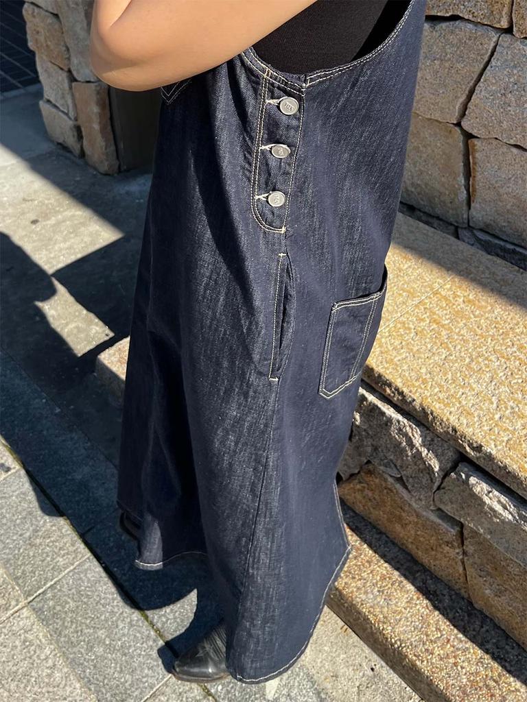 Endieiseutyudio Non-Fade Denim Dress