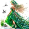 Elegant Beauty Full DIY 5D Round Drill Diamond Art Kits for Adults Home Decor Diamond Dots Paintings Picture Arts Craft 40x40cm